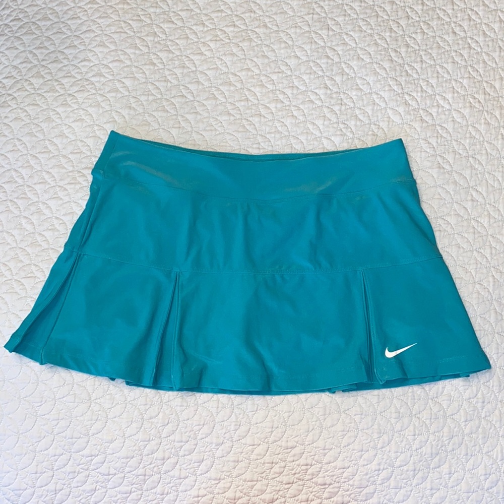 Aqua Nike Dri Fit Tennis Skort